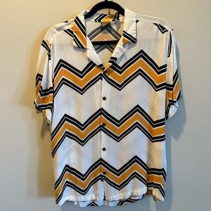 ASOS men’s short sleeve button down shirt